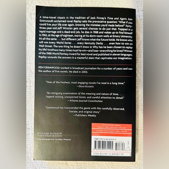 📖❤️Replay by Ken Grimwood❤️📖 - Picture 4 of 4